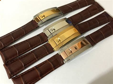 rolex leather strap 20mm|best leather straps for Rolex.